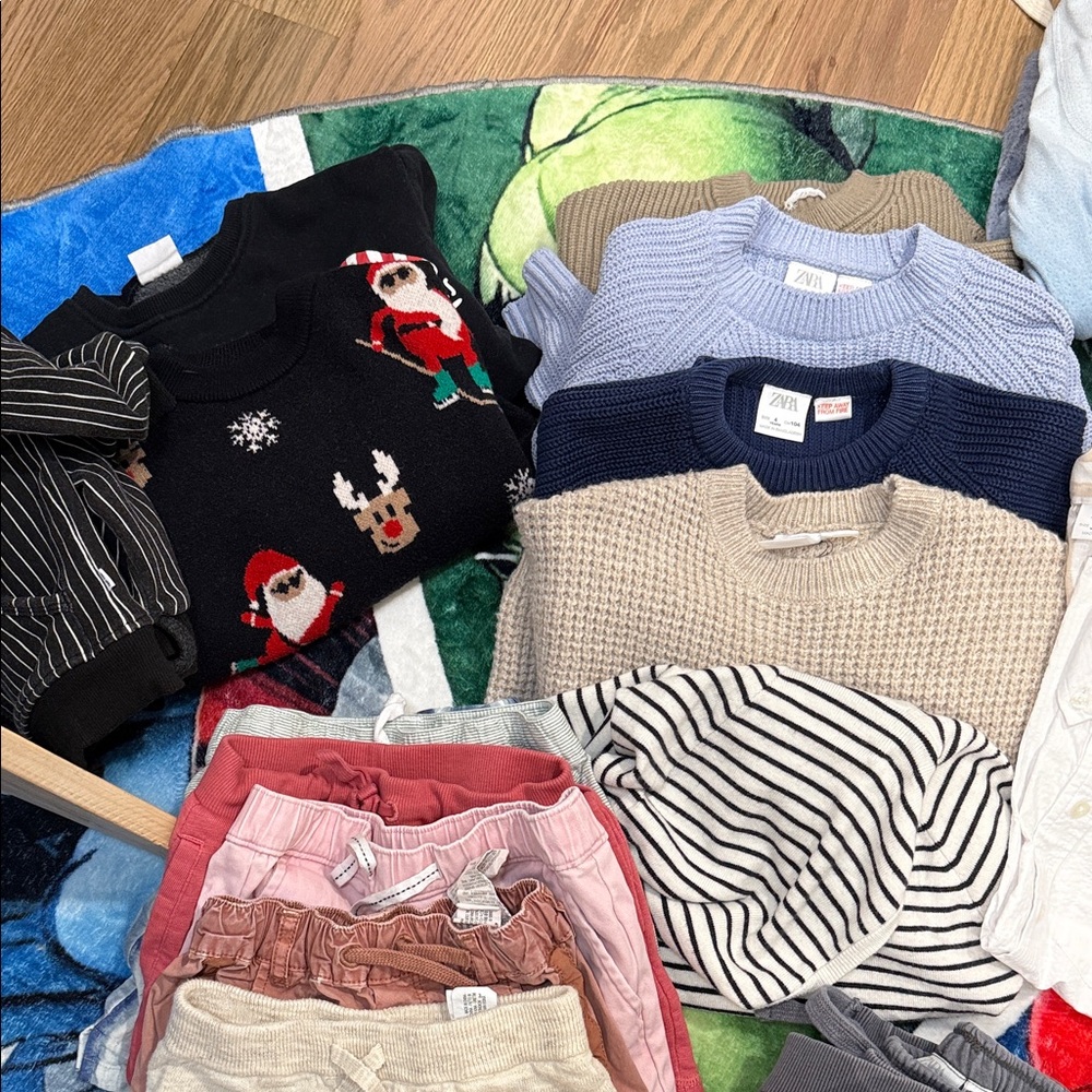 Boys Clothing Haul size 4T Janie and Jack, Zara, Jordan, Dennys, Rylee and Crew - Picture 8 of 9